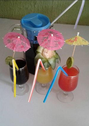 A picture of Watermelon weight loss smoothieswatermelon banana smoothie.