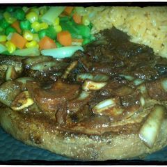 A picture of Soy-Sauce Porkchops.