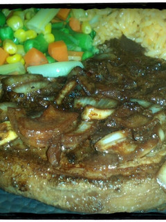 A picture of Soy-Sauce Porkchops.