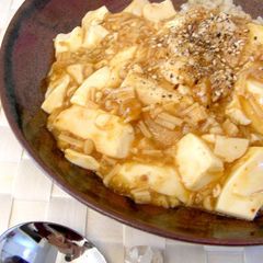A picture of Easy Mapo Tofu With Only Enoki Mushrooms.