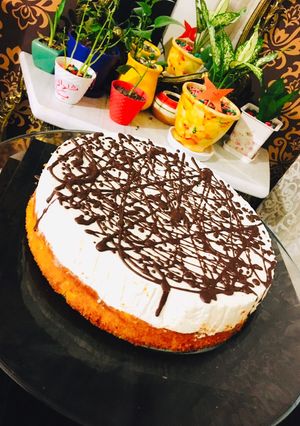 عکسی از دستور چیز کیک وانیلی