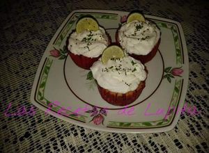 Una foto de Cup cake de limón y chia