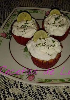 Una foto de Cup cake de limón y chia