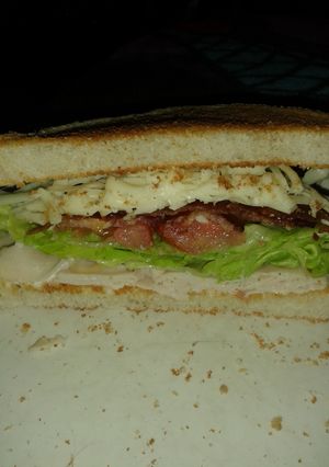 A picture of Turkey Bacon Club Sandwich.