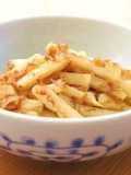 Sweet & Savory Nagaimo Yam Stir-fry with Bonito Flakes