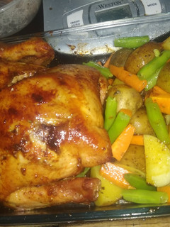 Foto resep Ayam Panggang Ketumbar dengan Mix Vegetable