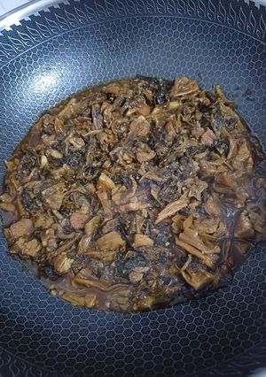 Foto resep Hamchoikon (sawi asin kering) Samcan