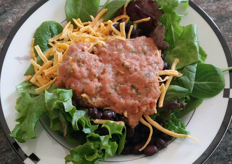 How to Make Any-night-of-the-week The Lazy Vegan Burrito Salad