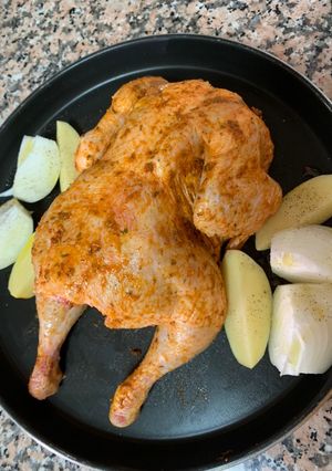 Una foto de Pollo asado Crisp Whirlpool