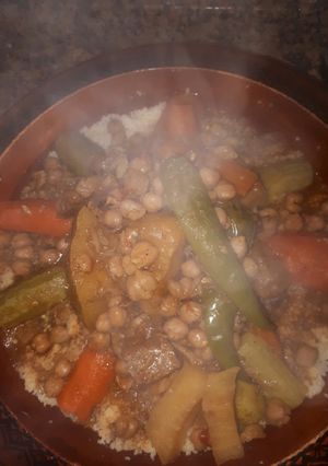 صورة لوصفة كسكسي مغربي