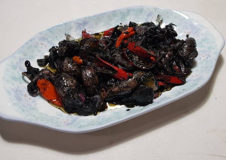 Resep Tumis Cumi Hitam yang nikmat