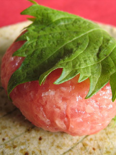A picture of For Girls' Day: Sakura Mochi-esque Sushi.