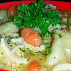 A picture of Mike's EZ Chicken & Dumplings.