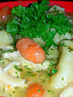 A picture of Mike's EZ Chicken & Dumplings.