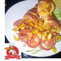 Savoury bread corn A picture of Savoury bread corn.