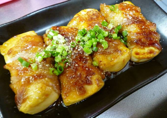 Easy Draining, Rich Pork Belly Wrapped Tofu Recipe