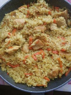 Фото Плов на сковороде.