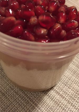 Almaszósz fahéjas joghurtkrémmel recept fotója