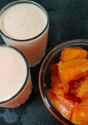 A picture of Papaya shake.