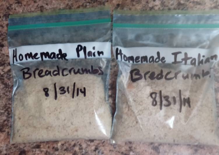 How to Prepare Speedy Homemade Bread Crumbs