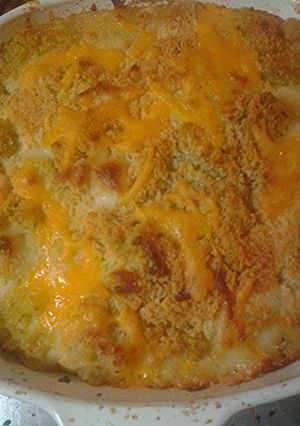 A picture of Eggplant casserole.