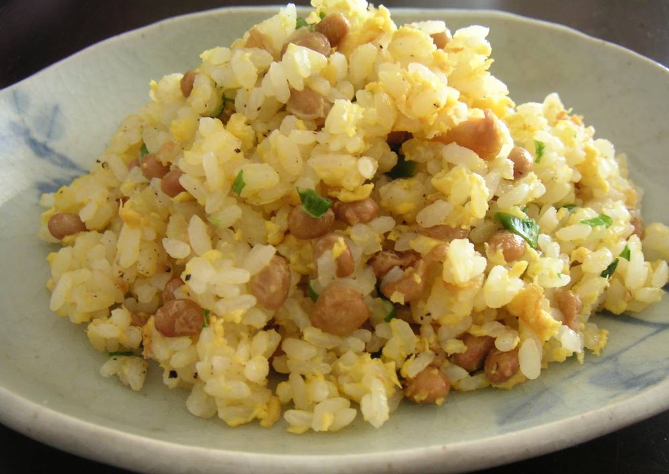 Fluffy Natto Fried Rice