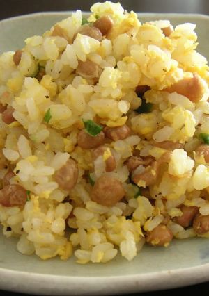 A picture of Fluffy Natto Fried Rice.