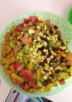 A picture of Southwest Salad.