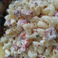 A picture of 5 ingredients 1 easy pasta salad....