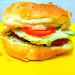 A picture of Aloo tikki burgar.