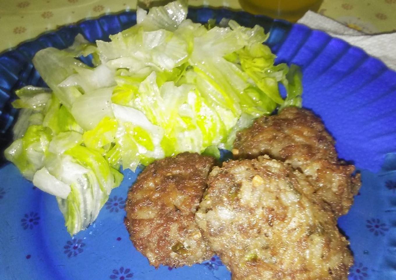 **Croquetas de arroz y carne molida**馃