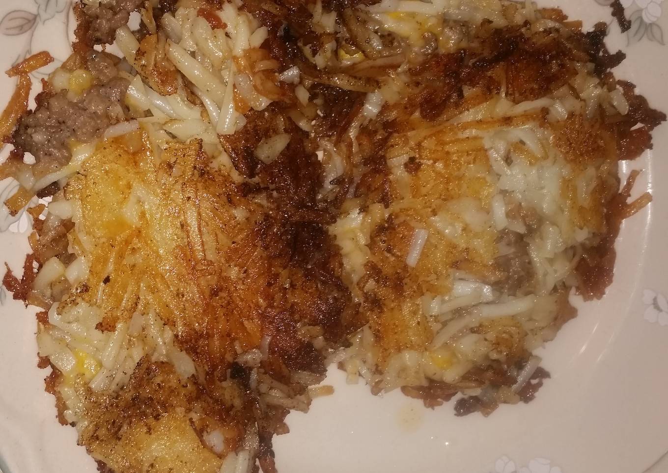 Stuffed hash browns
