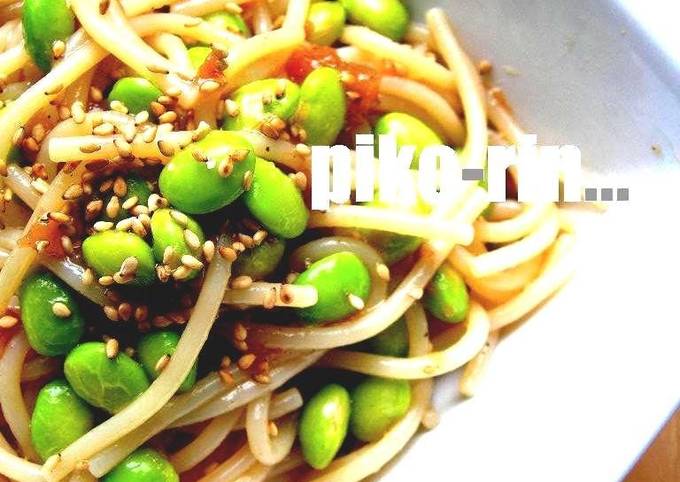 Umeboshi and Edamame Pasta Salad