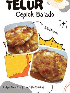 Foto resep Telur Ceplok Balado