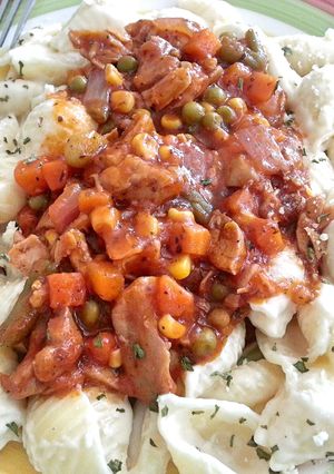 A picture of Easy Honey Veggie Chicken Stew.