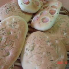 A picture of Freshly Baked in the Morning Focaccia.
