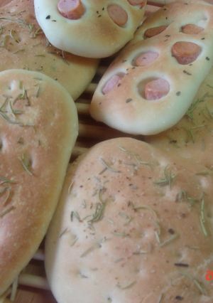 A picture of Freshly Baked in the Morning Focaccia.