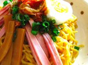 A picture of kimchi ramen
