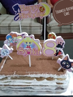 Foto resep Tiramisu Birthday Cake