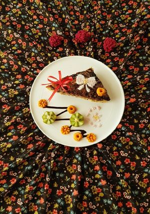 عکسی از دستور کیک کدو حلوایی با ماکروفر🥮🎃