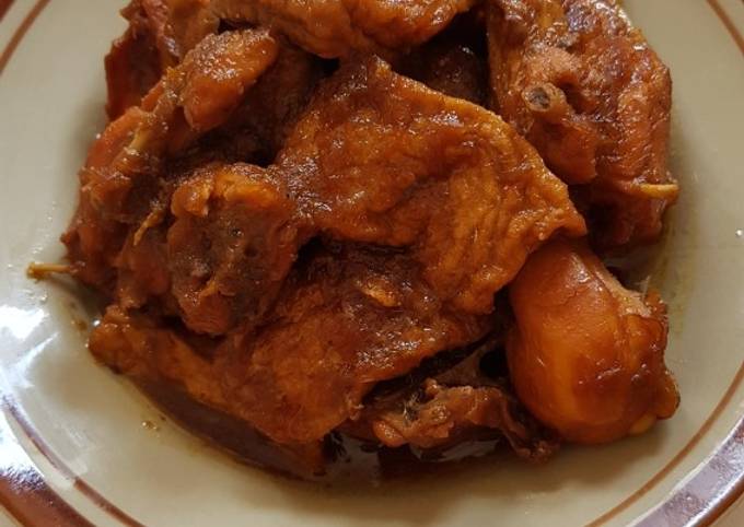 Bagaimana Menyiapkan Ayam kecap ♡, Lezat Sekali