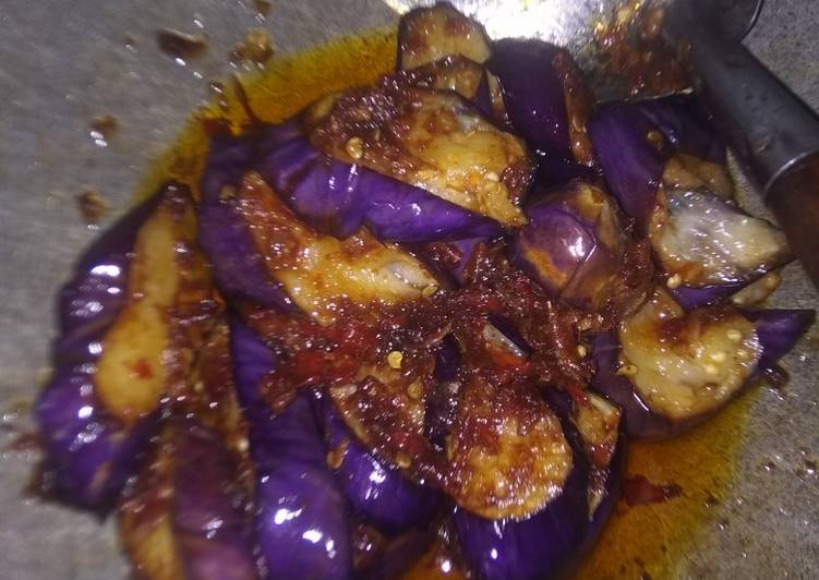 Terong kecap pedas Terong kecap pedas