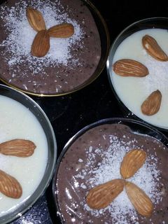 صورة لوصفة مهلبيه سادة وبالكاكاو