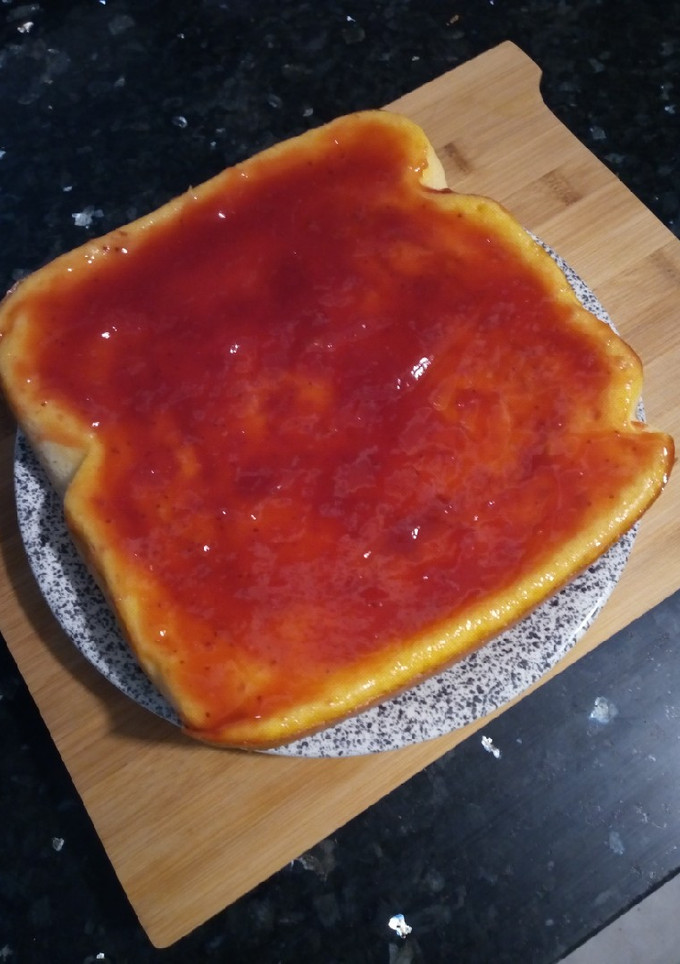 Una foto de Cheesecake de queso fundido