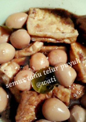 Foto resep Semur tahu puyuh
