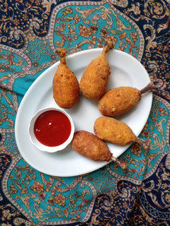عکسی از دستور ران مرغ سوخاری