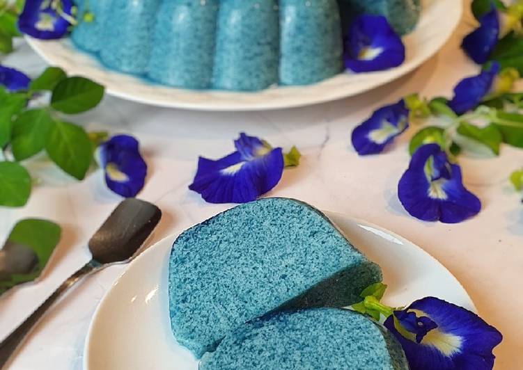 Easiest Way to Cook Perfect 305. Puding Lumut Bunga Telang