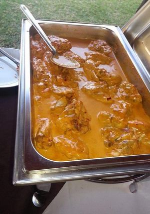 Una foto de Pollo a la crema