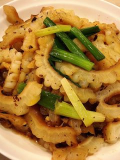 豆鼓炒苦瓜 的食譜成品照片