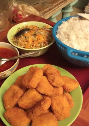 Foto resep Nugget ampas susu kedelai dari pada di buang